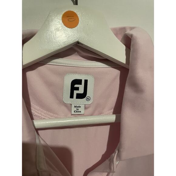 Footjoy Golf Shirt Pink Xl New With Tags Has Logo On Front - Picture 5 of 7